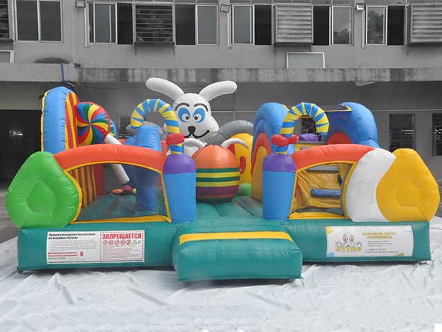 Cartoon Rabbit Kids Indoor Inflatable Playground BY-IP-084